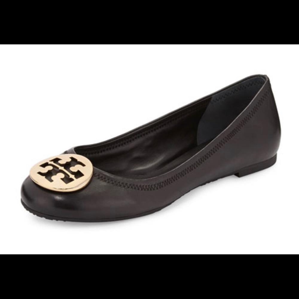 Tory Burch black Reva flats size 8